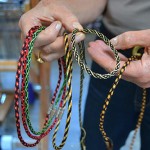 Kumihimo necklaces
