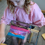 4 year old weaving