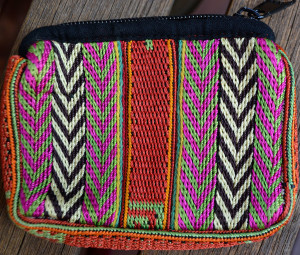 Tablet Woven purse from Bhutan