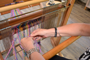 threading the loom