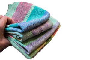 plain handwoven towels