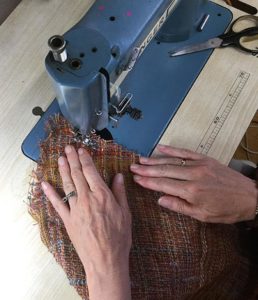 stitching cloth