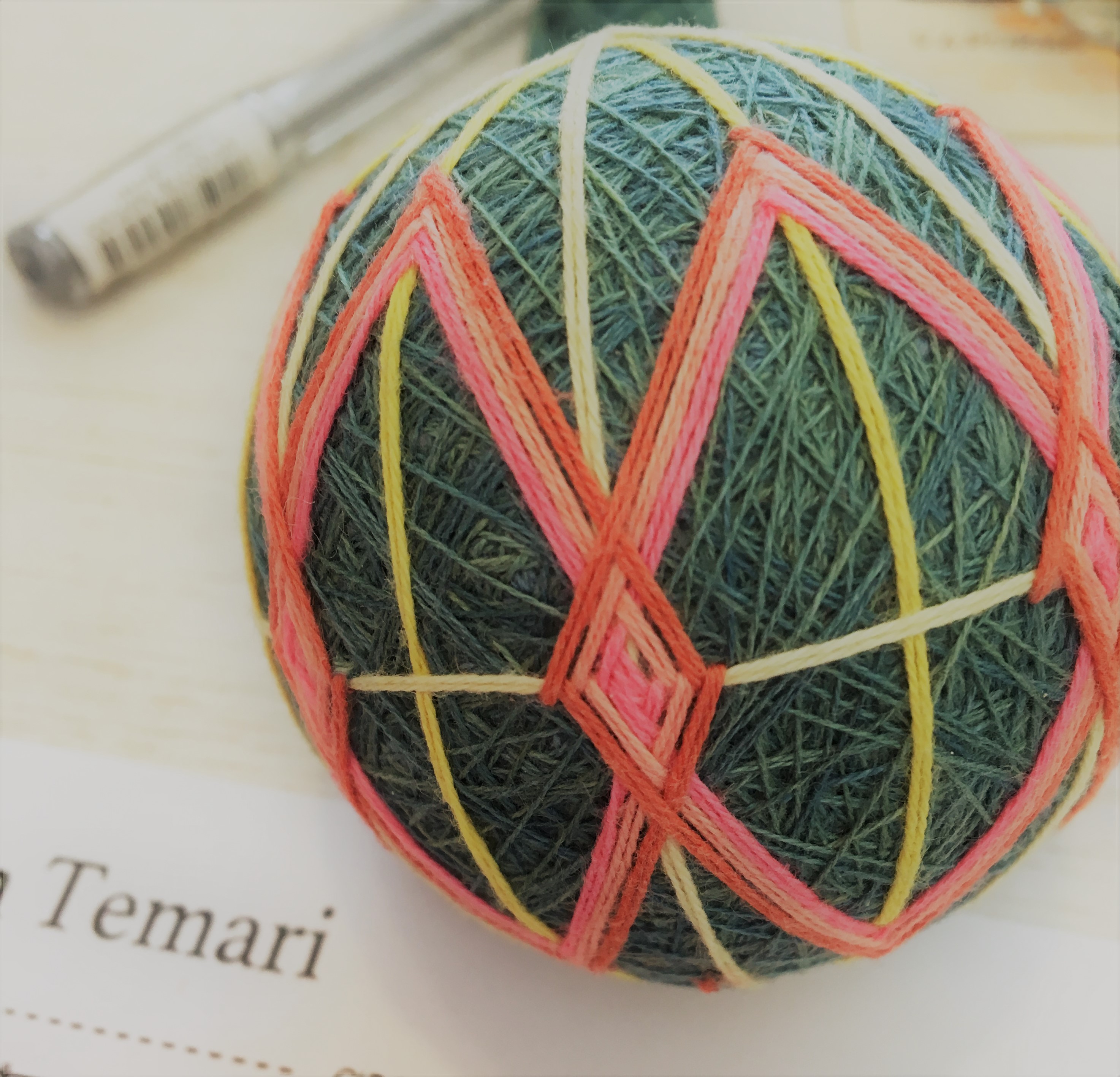 Naturally Coloured Temari